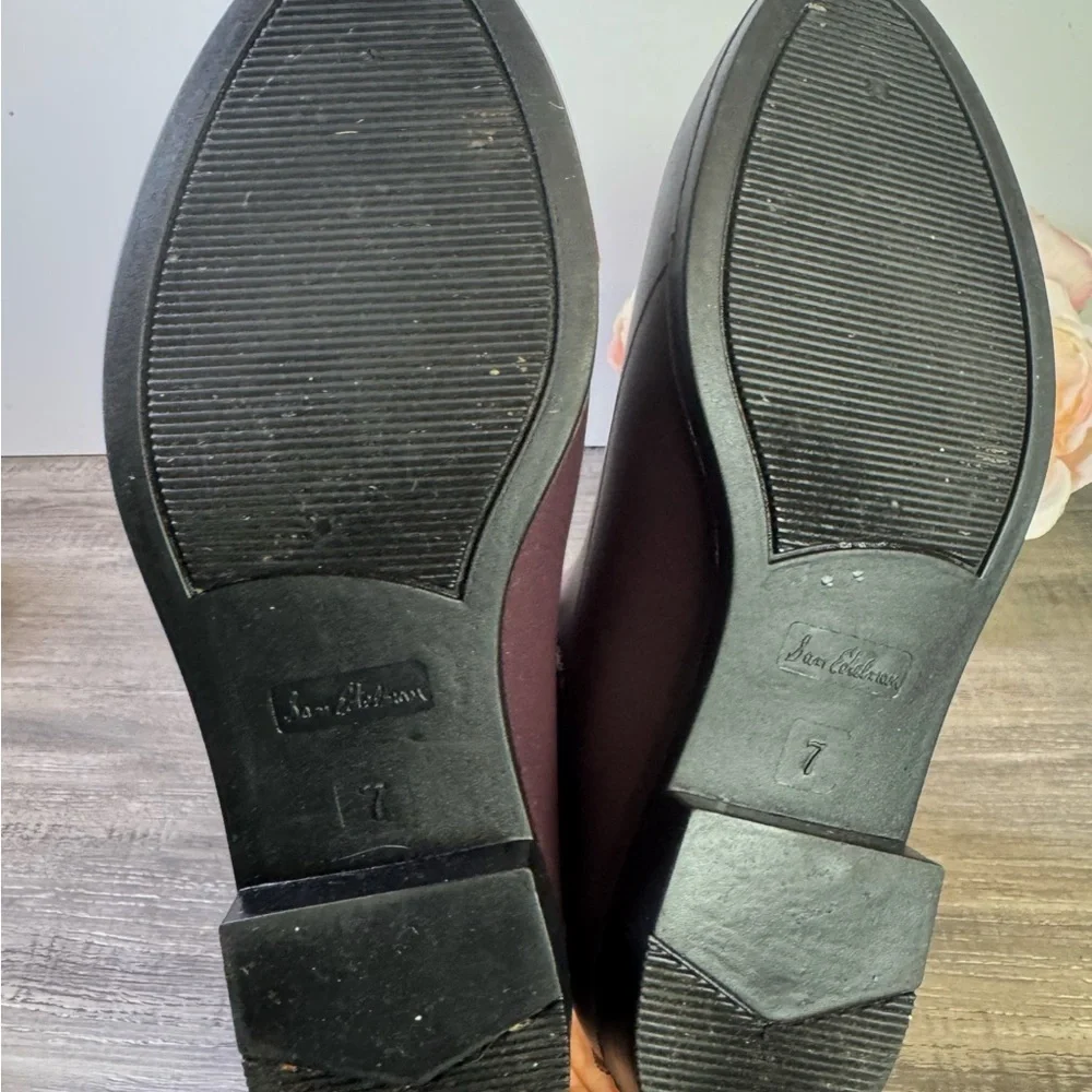 Sam Edelman Tinsley sangria matte pull tab rainboots size 7 EUC